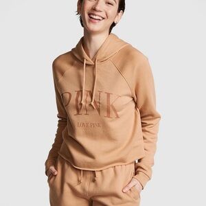 Victoria's Secret Love Pink Tan Sweatshirt